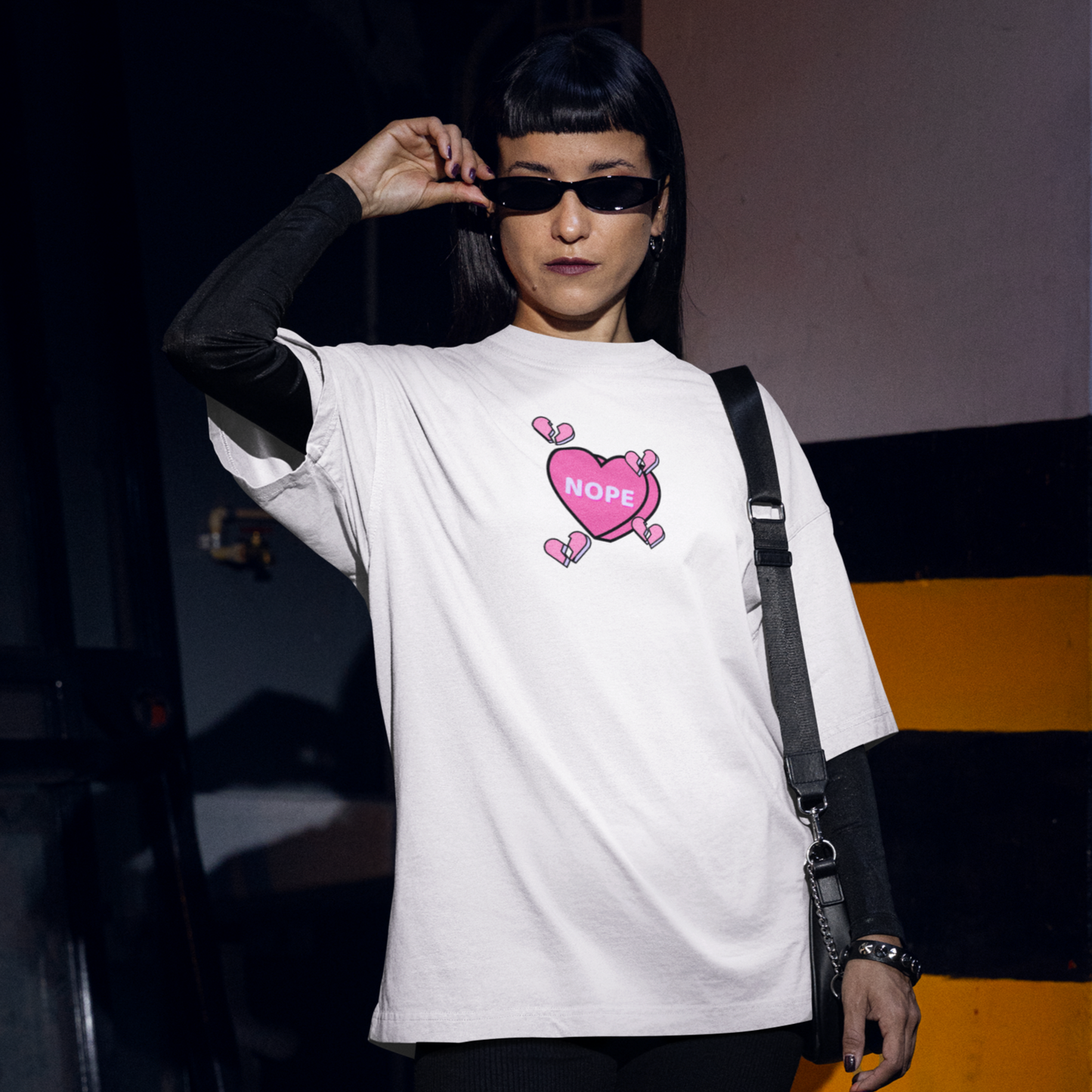 Nope Oversized Fit Tee